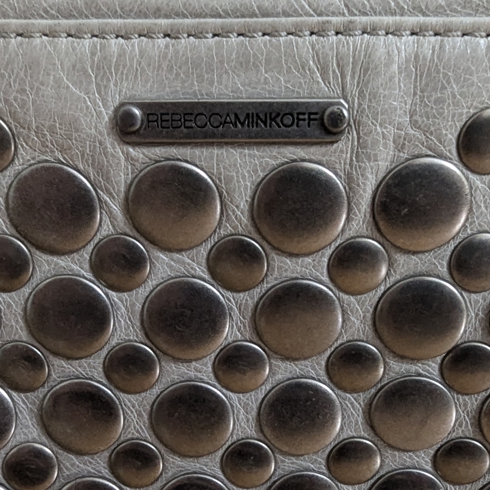 🩶 Silver studded Rebecca Minkoff crossbody purse